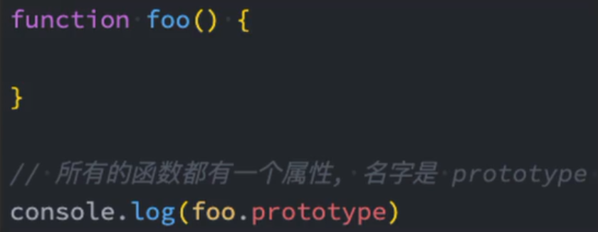 函数的prototype属性 函数的prototype属性