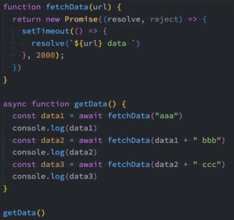 await/async